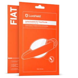 Luxshield Car Door Handle Protective Film Grip for Fiat Tipo Estate 358 I 2016-2020 - Scratch Protection, Paint Protection Film - Transparent Glossy