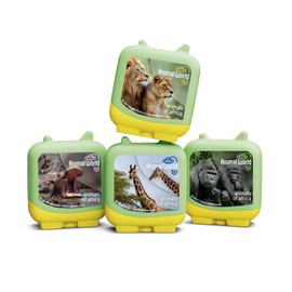tonies Animal World: Animals of Africa Audio Clever Pocket Tonie Set, for use with Toniebox