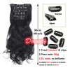 Extensiones De Pelo Ondulado Sintético 6pcs Mujeres