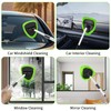 Windshield Cleaning Tool, 23-inch Extendable Handle Car Window Cleaner with