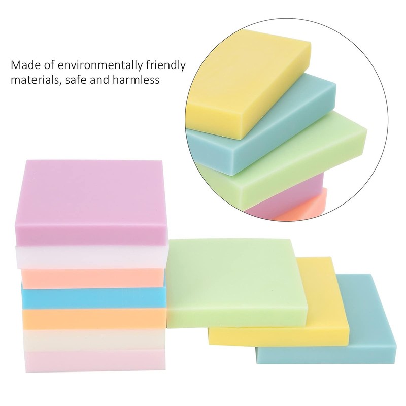 Pack of 10 Rubber Carving Blocks, Stamp Carving Blocks, DIY