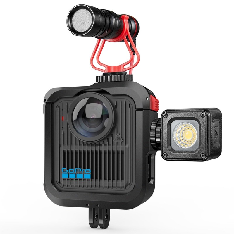 Ferbao Metal Cage for GoPro Max 2,Quick-Release Protective Frame for