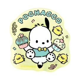 Tees Factory SR-5543614PC Sanrio Characters Acrylic Clip Pochacco Party Cupcake H 2.1 x W 1.9 inches (5.3 x 4.8 cm)
