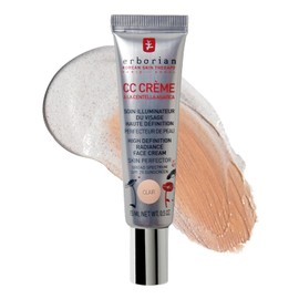 Erborian CC Cream with Centella Asiatica, Fair - Light Illuminating Facial Concealer, Soothes & Hydrates, SPF, Korean Skincare - 0.5 Oz