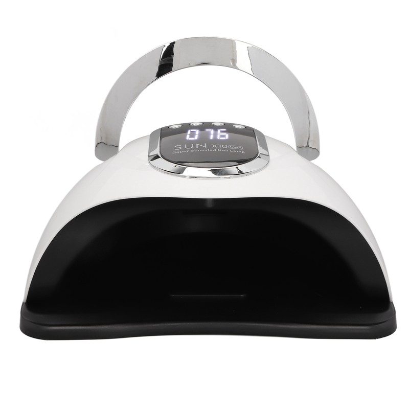 LED Nail Lamp 4 Timers Handheld with Removable Bottom Plate