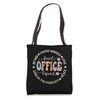 Retro School Secretary Admin Appreciation Front Office Squad Tote Bag