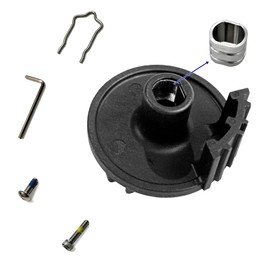 PlumFix Adapter Replacement for 109113 and 116653, Shower Valve Handle Parts with Screws Kit for Faucet (Metal Insert Version)