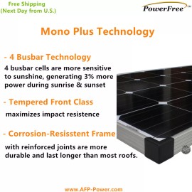PowerFree - Power Freedom! MonoPlus Solar Cell 150w 150 Watt Panel for 12v Battery RV Boat Off Grid EbayGSP