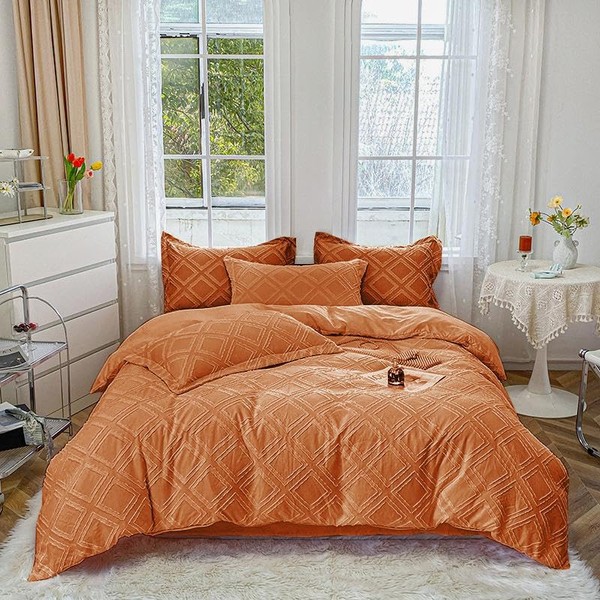 Nyescasa Boho Bed Linen 200 x 220 cm 3-Piece Tufted