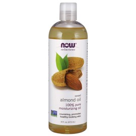 Aceite de Almendras Dulces de NOW | Aceite Hidratante 100% Puro | Promueve una piel de aspecto saludable | Paquete de 1 | 473 ml