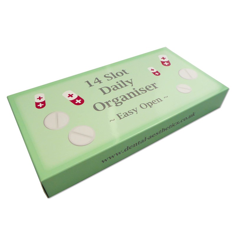 Pill Box ~ Easy Open Buttons ~ AM & PM