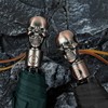 Lejorain Men's Black Skull Umbrella - Cool Luxury Auto Open
