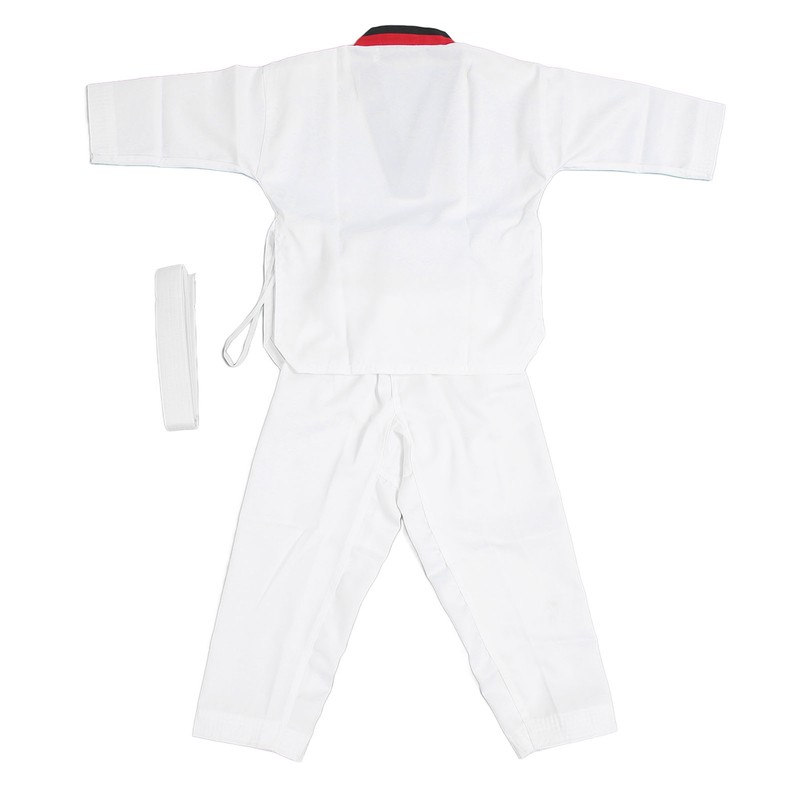 Kids Taekwondo Uniform with Belt Polyester and Cotton Breathable Soft