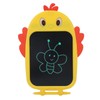 8.5in Children Drawing Board Chicken Shaped LCD Painting Writing Tablet