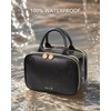 Prite Makeup Bag Cosmetic Bag Large Capacity Side Openings Travel