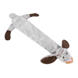 Soft Plush Dog Toys No Stuffing Dog Chew Toys Squeaky Dog Toys For Puppy Small Medium Dogs Playing Training Strong Big Dog Toy Rabbit 60cm(23.6inch) Long