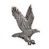 UHRIG Cast Iron Eagle Solid Wrought Iron Eagle for Wall