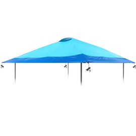 13x13 Canopy Replacement Top with Air Vent Silver Coated Fit for Coleman Oasis 1606532 2156426 2156428, Waterproof 300D Oxford for Outdoor Pop Up Canopy Tent Cover (Replacement Top Only)