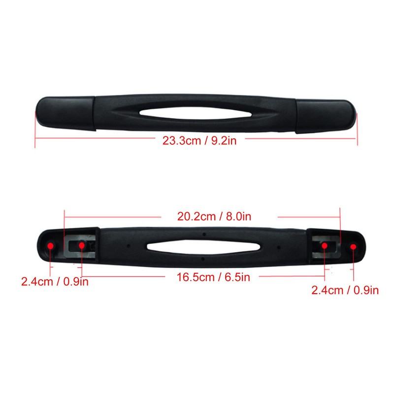 Suitcase Long Strap Grip, 23,3 cm, Replacement Plastic Luggage Pull