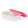 Inomata Kagaku “Rakuchin-Pack” Microwavable Containers, Microwavable With Lid Still On,