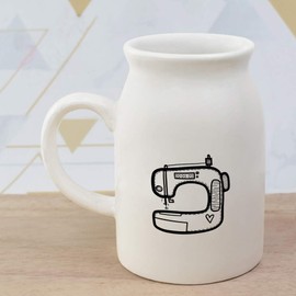 300ml 'Sewing Machine' Ceramic Milk Jug (MJ00009114)