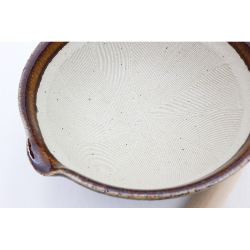 Castle Enterprise Mortar (with Pestle) Large, American Tea, Polka Dot,