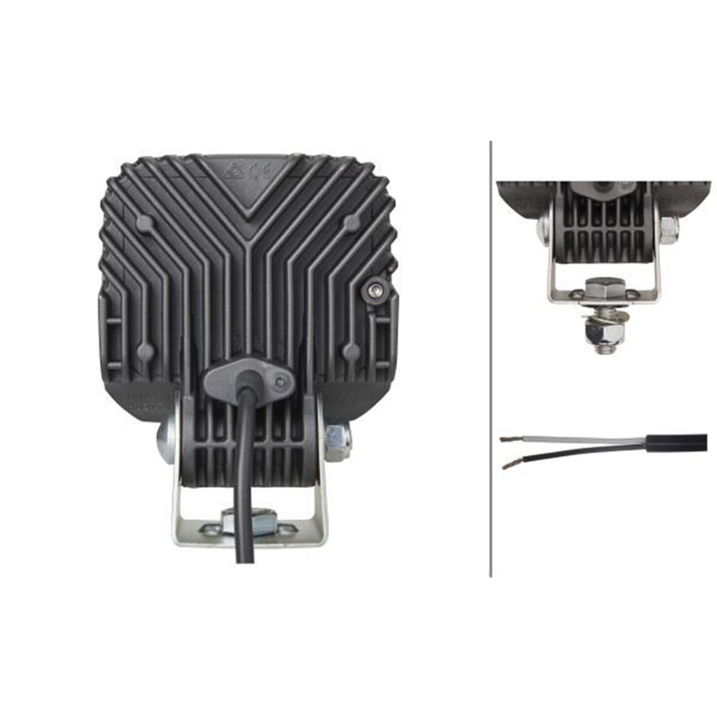 HELLA 1GA 996 284-002 LED-Worklight - Q90 compact - 12/24V