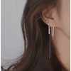 SLUYNZ 925 Sterling Silver Chain Dangle Earrings for Women Asymmetric