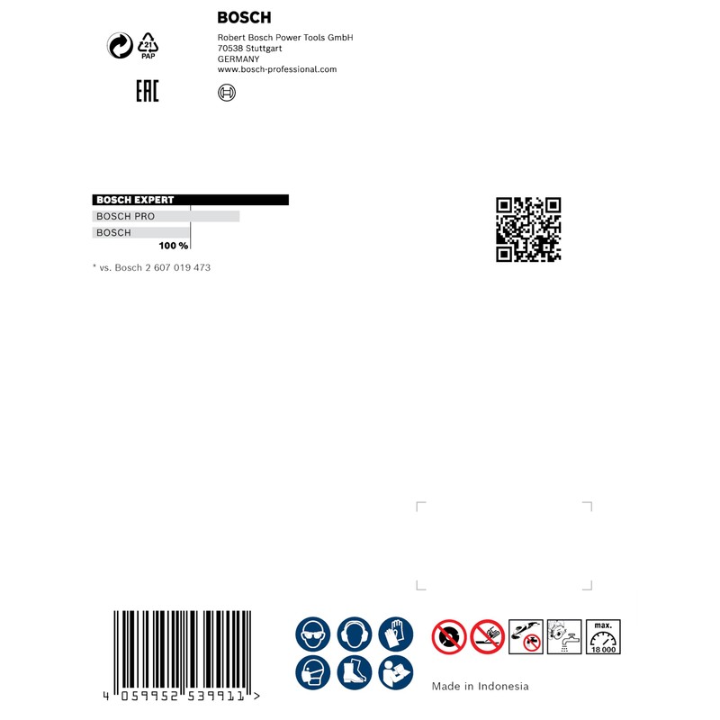Bosch 1x EXPERT HardCeramic X-LOCK Diamond Cutting Disc (for Hard