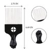 2 Pack Afro Comb and Metal Wig Detangler - Braid