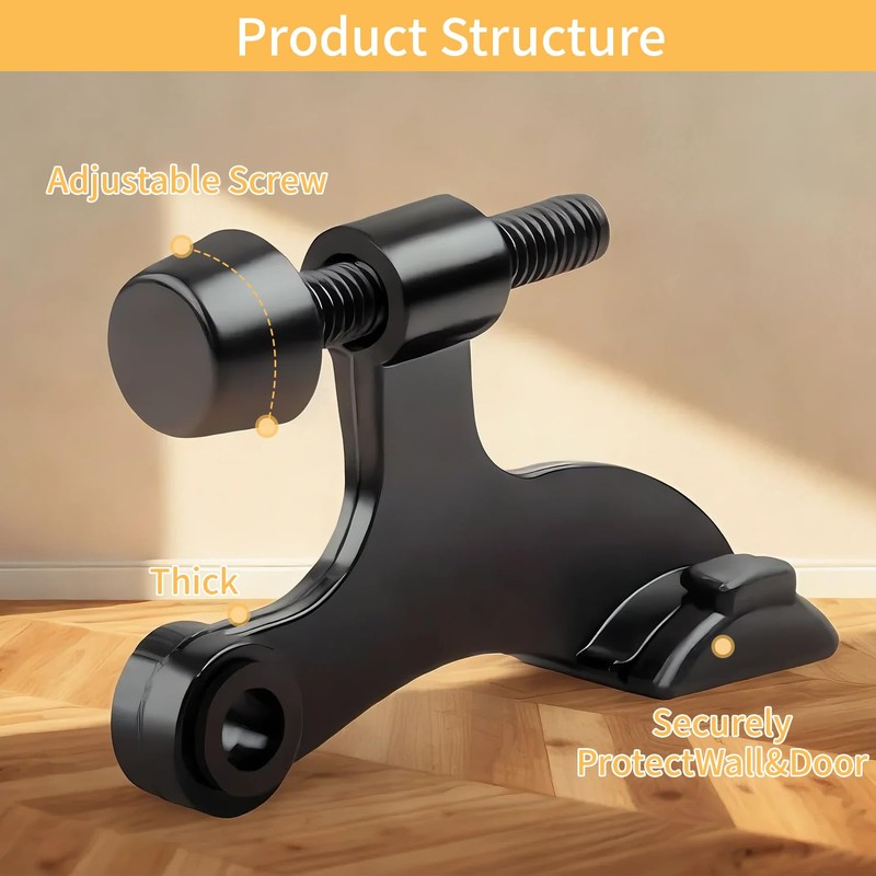 Door Stoppers 5 Pack Hinge Pin Door Stops, Adjustable Door