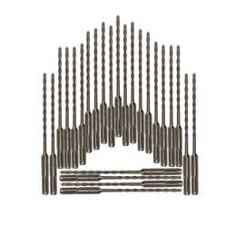 25PCS, 7/16" x 6",SDS Plus Bits, Masonry Drill bit Set, SDS+ Hammer Bits