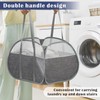 BOSNONA 2 Pack Large Collapsible Laundry Baskets 93L Pop Up