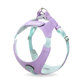 Pawspick Dog Harness, Small Dogs, Medium Dogs, Won't Fall Out, Stylish, Cute, Low Burden, Lightweight, Soft, Breathable, Non-stuffy, For Both Cats (Purple, S)