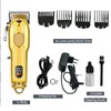 Electric Hair Clipper Rechargeable Stainless Steel Reciprocating Hair Cutting Trimmer