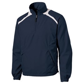 SPORT-TEK 1/2-Zip Wind Shirt L True Navy/White