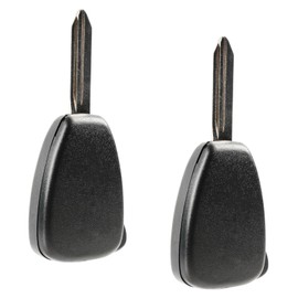 2X USARemote Shell Button Pad Case Car Key Fob Cover Keyless Entry Remote Replacement for 2005-2010 Chrysler 300 Aspen Dodge Charger Durango Magnum Jeep Commander Cherokee 4-Button Control KOBDT04A