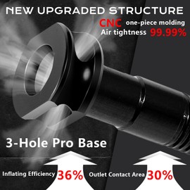 BUCKLOS Tubeless Presta Valve Stem 40/44/55/60/65/80/100 mm, Bike Valve Stem Kit with Valve Core Removal Tool, Super Light Durable Aluminum Alloy CNC, Fits Most Rims, Black Pair