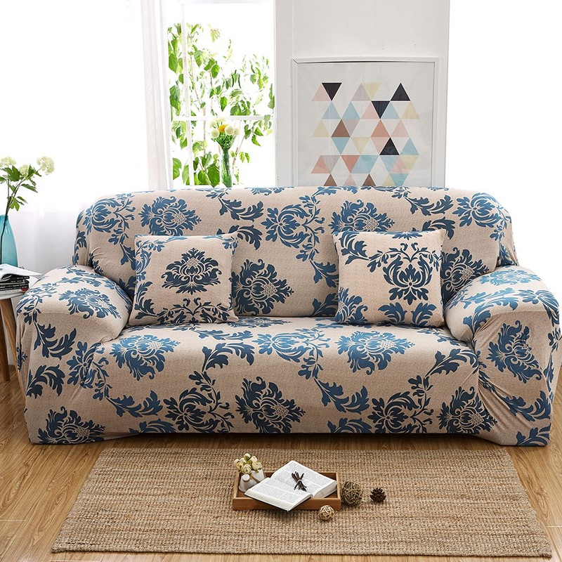 Waterproof Elastic Dustproof Slipcover Sofa Cover Cushion Protector (For 4