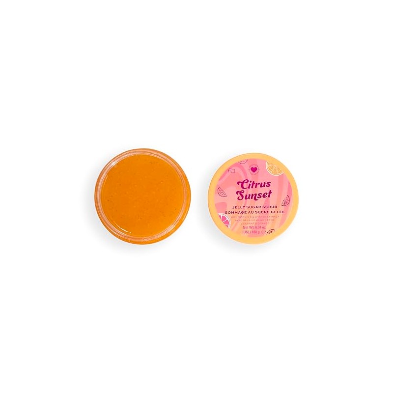I Heart Revolution Citrus Crush Sugar Scrub, Coconut Oil Infused