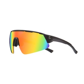 Bevi Sports Shield Sunglasses Polarized UV400 Lens with TR90 Lightweight Frame Unisex Baseball Running Biking 2953C7