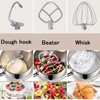 Stand Mixer, 6.5QT Electric Kitchen Mixer, 6+P Speed Adjustable Tilt-Head