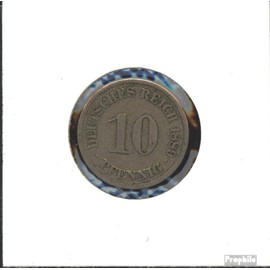 Prophila Collection Deutsches Reich Jägernr: 4 1889 J sehr schön Kupfer-Nickel sehr schön 1889 10 Pfennig Kleiner Reichsadler (Münzen für Sammler - kein Zahlungsmittel)