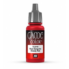 Vallejo VJ72010 Game Color 17 ml Acrylic Paint - Bloody Red