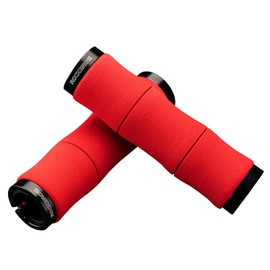 ROCKBROS Bicycle Grips Non-Slip EVA Sponge Bicycle Handlebar Grips with Aluminium Lock-On Design Scooter Handlebar Grips Bicycle Handlebar Grips for MTB Road Bike Trekking Bike E-Bike, 22 mm Bike