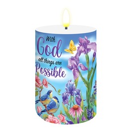 Briarwood Lane with God Flameless Candle