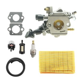 ANTO C1Q-S210 Carburetor for STIHL BR350 BR350Z BR430 BR430Z SR430 SR450 SR431 Backpack Blower Backpack Blower 4229 129 0901 Zama C1Q-S210B with Air Filter Tune Up Kit