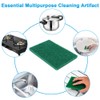 8PCS Scouring Pad - Premium Heavy Duty Scrub Pads, Reusable