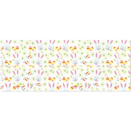 OTVEE Easter Bunny (2) Wrapping Papers, Gift Wrapping Paper Rolls, 4 Rolls, 58 * 23 inch Per Roll, Gift Wrap Wrapping Papers for Birthday, Bridal, Baby Showers, Valentine's Day, Morther's Day