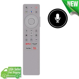 For TCL New RC933 FUB1 Voice Replaced Remote fit for TCL Smart TV 65C855 75C855 85C855
